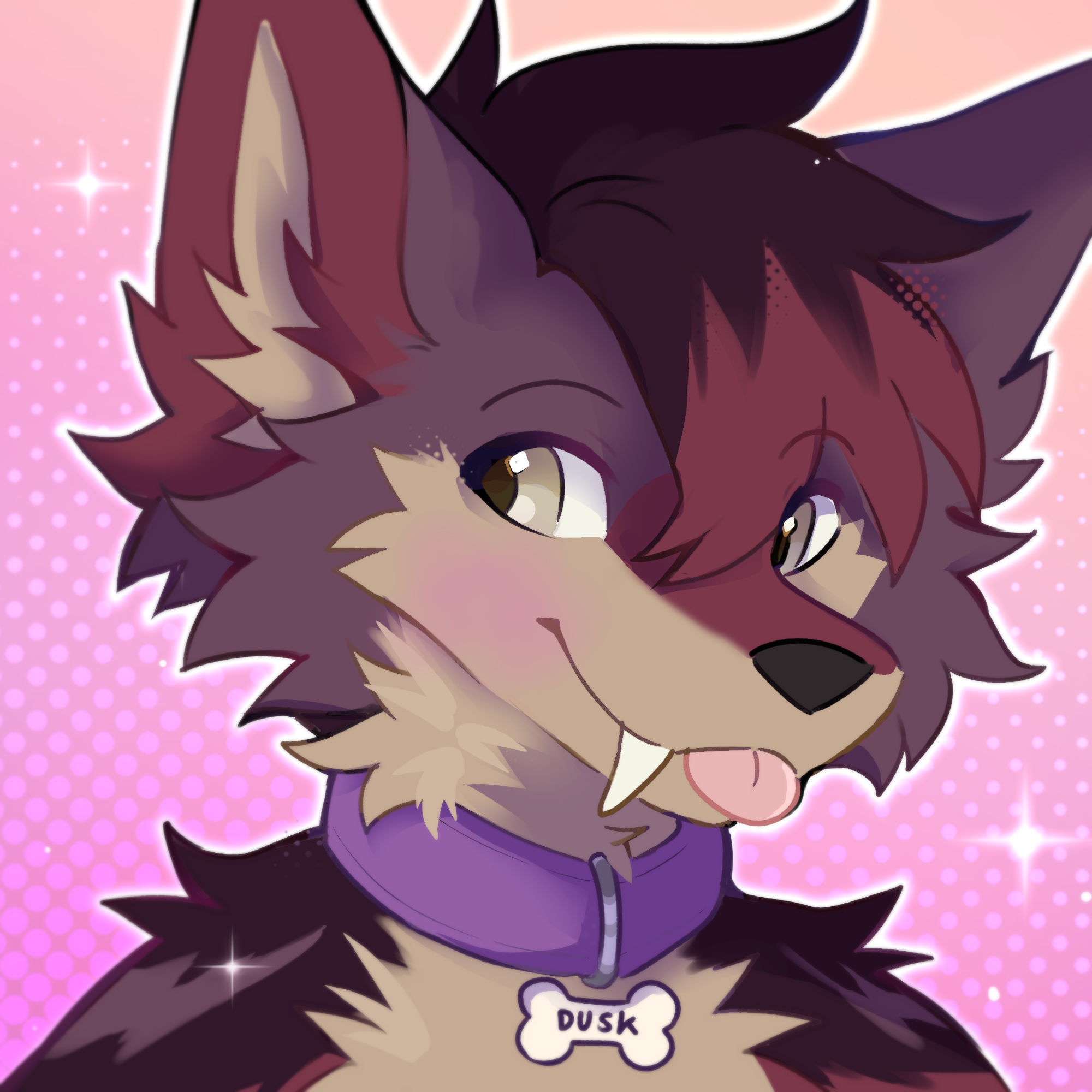 Dusk DuskyTheFluffy Profile Picture Headshot Fox Furry