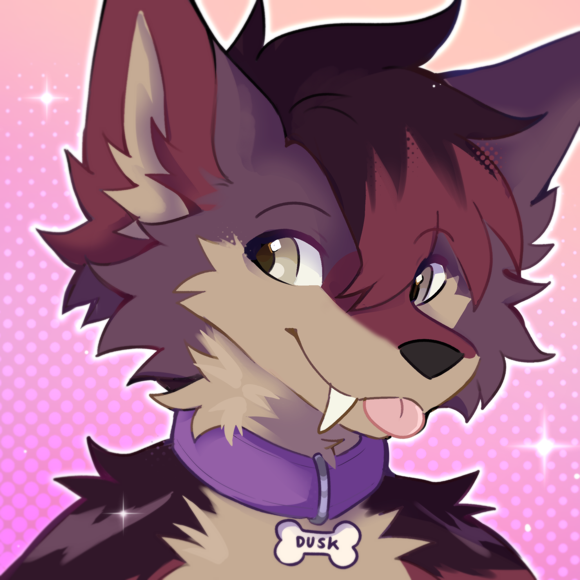 Dusk DuskyTheFluffy Profile Picture Headshot Fox Furry